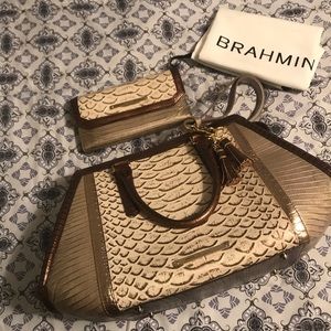 Brahmin purse with wallet